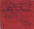 FRANCE régionalisme et divers 1 Franc FRANCE régionalisme et divers 1 Franc 1915 TTB -