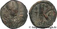 L'EMPIRE D'ANASTASE À MAURICE TIBÈRE (491-602) Demi-follis JUSTIN Ier Constantinople 522-527 (25,5mm, 9,30g, 5h) -