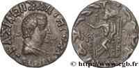 Hellénistique 2 (188 à 30 avant J.C.) Drachme bilingue BACTRIANE - ROYAUME DE BACTRIANE - HERMAIOS Atelier incertain du Gandhara c. 55-45 AC. (16mm, 2,16g, 12h) -