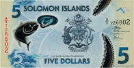ÎLES SALOMON 5 Dollars ÎLES SALOMON 5 Dollars 2019 NEUF -
