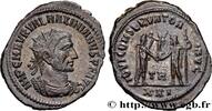 LA TÉTRARCHIE(284 après J.C. à 337 après J.C.) Aurelianus MAXIMIEN HERCULE Tripolis 285 (23,5mm, 4,55g, 12h) -