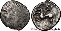 FRANCE Drachme à la couronne en chevrons SANTONS / CENTRE-OUEST, Incertaines c. 60-50 AC. (17mm, 2,36g, 6h) -