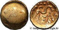 FRANCE Statère d'or uniface, revers aux esses et au globu AMBIENS (Région d'Amiens) Amiens (80) c. 60-50 AC. (18mm, 5,73g, h) -