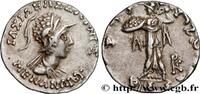Hellénistique 2 (188 à 30 avant J.C.) Drachme bilingue BACTRIANE - ROYAUME DE BACTRIANE - MÉNANDRE Ier SOTER Gandhara c. 160-155 AC. (16,5mm, 2,48g, 12h) -