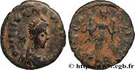 LA FIN DE L'EMPIRE(363 après J.C. à 476 après J.C. Nummus THÉODOSE II Héraclée 425-435 (11mm, 0,60g, 6h) -