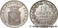ALLEMAGNE - VILLE LIBRE HANSÉATIQUE DE BRÊME 12 Grote ALLEMAGNE - VILLE LIBRE HANSÉATIQUE DE BRÊME Brème 1859 (22mm, 3,9g, 12h) -