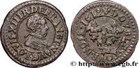 FRANCE Double tournois, type 4 LOUIS XIII LE JUSTE Lyon 1618 (20mm, 3,03g, 6h) -