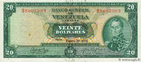 VENEZUELA 20 Bolivares VENEZUELA 20 Bolivares 1974 SUP+ -