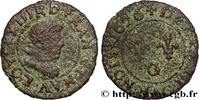FRANCE Denier tournois, type 2 de Poitiers LOUIS XIII LE JUSTE Poitiers 1626 (18mm, 1,28g, 6h) -