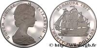 BERMUDES 25 Dollars Jubilé d’argent BERMUDES 1977 (49,85mm, 54,97g, 6h) -