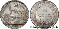 INDOCHINE FRANÇAISE 10 Centièmes INDOCHINE FRANÇAISE Paris 1937 (19mm, 2,72g, 6h) -