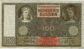 PAYS BAS 100 Gulden PAYS BAS 100 Gulden 1942 TTB -