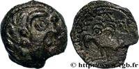 FRANCE Bronze YLLYCCI à l’oiseau, classe VI SÉNONS (région de Sens) c. avant 52 AC. (15,5mm, 3,38g, 4h) -