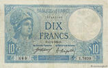 FRANCE 10 Francs MINERVE FRANCE 10 Francs MINERVE 1921 TB -
