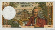 FRANCE 10 Francs VOLTAIRE FRANCE 10 Francs VOLTAIRE 1967 SPL -