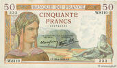 FRANCE 50 Francs CÉRÈS modifié FRANCE 50 Francs CÉRÈS modifié 1938 pr.SUP -