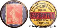 LES TIMBRES-MONNAIE Timbre 10 Centimes Gargantua LES TIMBRES-MONNAIE Lorient n.d. (32,5mm, 1,63g, 7h) -