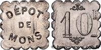 NECESSITÉ (MONNAIES ET JETONS DE... ) THEMES DIVER 10 Francs - Dépôt de Mons (Prisonniers de Guerre) NECESSITÉ (MONNAIES ET JETONS DE... ) THEMES DIVERS Le Puy n.d. (19mm, 1,31g, 12h) -