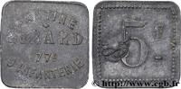 JETONS ET MONNAIES MILITAIRES 5 Francs - Cantine Girard, 77e d’Infanterie JETONS ET MONNAIES MILITAIRES Cholet n.d. (19,5mm, 2,33g, 6h) -