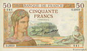 FRANCE 50 Francs CÉRÈS FRANCE 50 Francs CÉRÈS 1935 TTB -