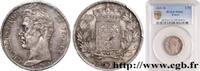 FRANCE 1 franc Charles X, matrice du revers à cinq feuill CHARLES X Lille 1830 (23mm, 5,00g, 6h) -