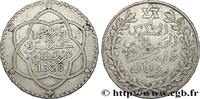 MAROC 10 Dirhams (1 Rial) Moulay Hafid I an 1329 MAROC Paris 1911 (37,5mm, 24,79g, 12h) -