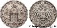 ALLEMAGNE - VILLE LIBRE DE HAMBOURG 3 Mark ALLEMAGNE - VILLE LIBRE DE HAMBOURG Hambourg 1910 (33mm, 16,70g, 12h) -