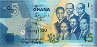 GHANA 5 Cedis 2015 GHANA 5 Cedis 2015 NEUF ST 10,00 EUR prix TTC + 9,00 EUR frais d'envoi