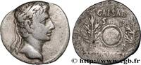 LES JULIO-CLAUDIENS (27 avant J.C. à 69 après J.C. Denier AUGUSTE Nîmes 19-18 AC. (18mm, 3,18g, 7h) -