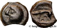 FRANCE Potin à la tête chauve HAUTE ET MOYENNE SEINE Ier siècle avant J.-C. (18mm, 3,63g, 4h) -
