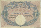 FRANCE 50 Francs BLEU ET ROSE 1896 TB