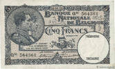 BELGIQUE 5 Francs BELGIQUE 5 Francs 1926 TTB+ -
