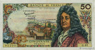 FRANCE 50 Francs RACINE FRANCE 50 Francs RACINE 1965 TB+ -