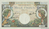 FRANCE 1000 Francs COMMERCE ET INDUSTRIE FRANCE 1000 Francs COMMERCE ET INDUSTRIE 1944 SPL+ -