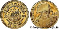 LIBERIA 25 Dollars Proof Napoléon LIBERIA 2000 (11mm, 0,73g, 12h) -