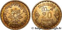 MAROC - PROTECTORAT FRANÇAIS Essai de 20 Francs AH 1371 MAROC - PROTECTORAT FRANÇAIS Paris 1952 (23,5mm, 3,96g, 6h) -
