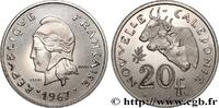 NOUVELLE CALÉDONIE Essai de 20 Francs NOUVELLE CALÉDONIE Paris 1967 (28,5mm, 10,01g, 6h) -