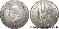 NOUVELLE CALÉDONIE Essai de 50 Francs NOUVELLE CALÉDONIE Paris 1967 (33mm, 14,95g, 6h) -