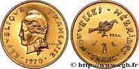 NOUVELLES HÉBRIDES (VANUATU depuis 1980) Essai de 1 Franc NOUVELLES HÉBRIDES (VANUATU depuis 1980) Paris 1970 (17mm, 2,04g, 6h) -