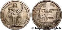 POLYNÉSIE FRANÇAISE - Océanie française Essai de 1 Franc Établissements français de l’Océa POLYNÉSIE FRANÇAISE - Océanie française Paris 1949 (23mm, 5,17g, 6h) -