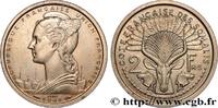 CÔTE FRANÇAISE DES SOMALIS Essai de 2 Francs CÔTE FRANÇAISE DES SOMALIS Paris 1948 (27mm, 10,04g, 6h) -