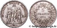 FRANCE 5 francs Hercule TROISIÈME RÉPUBLIQUE Bordeaux 1871 (37mm, 25,06g, 6h) -