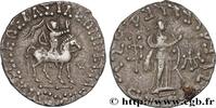 LES TERRITOIRES PÉRIPHÉRIQUES (ARABO-BYZANTINES, C Tétradrachme bilingue SCYTHIE - ROYAUME INDO-SCYTHE - AZÈS Gandhara c. 55-35 AC (24mm, 9,87g, 10h) -