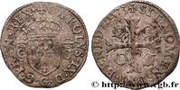 FRANCE Douzain aux deux C couronnés CHARLES IX Poitiers 1573 (23,5mm, 2,20g, 1h) -