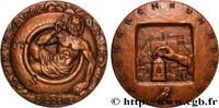 FRANCE Médaille, Diogène par Louis Muller PHILOSOPHES Monnaie de Paris 1955 (68,5mm, 199,58g, 12h) -