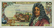 FRANCE 50 Francs RACINE FRANCE 50 Francs RACINE 1970 SPL -