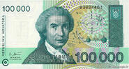 CROATIE 100000 Dinara CROATIE 100000 Dinara 1993 NEUF -