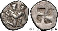 Classique 1 (480 à 400 avant J.C.) Drachme THRACE - ÎLES DE THRACE - THASOS Thasos, Thrace c. 435-411 AC. (16,5mm, 3,65g, -h) -
