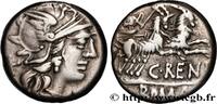 LA RÉPUBLIQUE (280 avant J.C. à 27 avant J.C.) Denier RENIA Rome 138 AC. (15,5mm, 3,90g, 6h) -