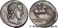 LA RÉPUBLIQUE (280 avant J.C. à 27 avant J.C.) Denier CREPUSIA Rome 82 AC. (17,5mm, 3,82g, 3h) -